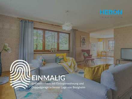 EINMALIG - Einfamilienhaus mit Einliegerwohnung und Doppelgarage in bester Lage von Besigheim