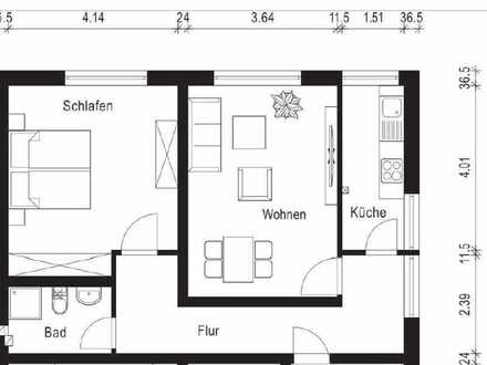 Ruhige & helle 2-Zimmer-Wohnung zur Zwischenmiete (WG-geeignet)