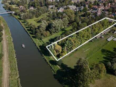 Krummesse - Villenbauplatz mit Blick auf den Elbe Lübeck Kanal mit ca. 3.725 m² !