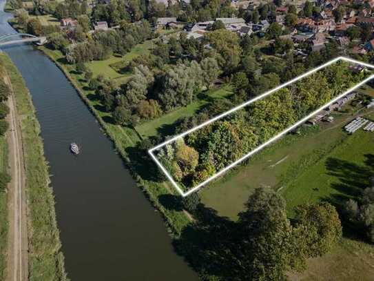 Krummesse - Villenbauplatz mit Blick auf den Elbe Lübeck Kanal mit ca. 3.725 m² !