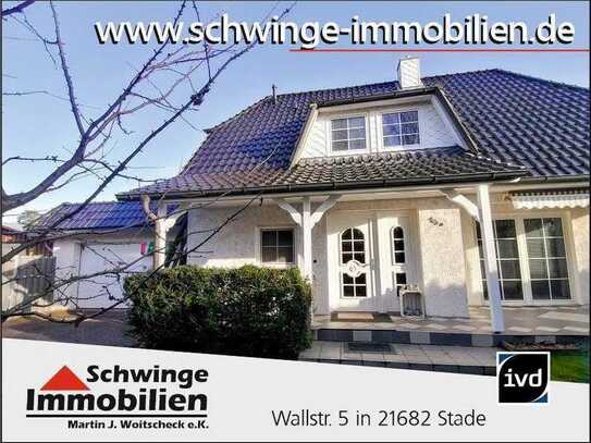 120 m² Einfamilienhaus Bj. 2000 mit Vollkeller und Garage in Buxtehude-Pippensen zu verkaufen.