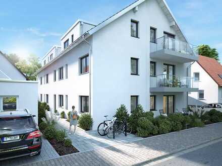 Barrierefreier NEUBAU - W6 - 4-Zi.-Whg. mit Balkon in Jügesheim - ENERGIEEFFIZIENZ KFW-40 QNG-PLUS