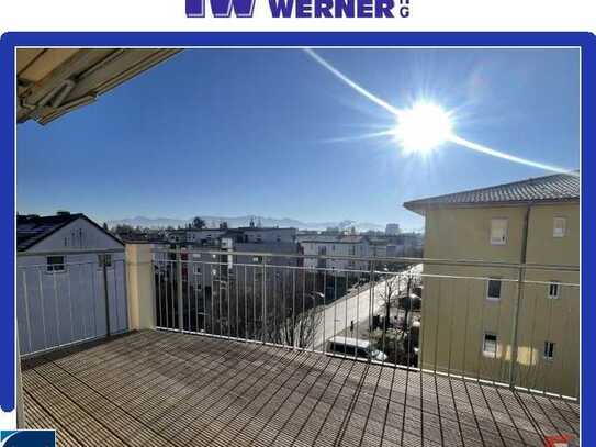 ***Penthouse-Flair! Ganze oberste Etage! Super hell, super Blick! 3 TG-Stellplätze!***