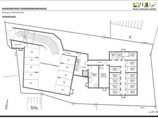 Exklusive, neuwertige 2,5-Zimmer-Terrassenwohnung mit Balkon und Einbauküche in Wiernsheim