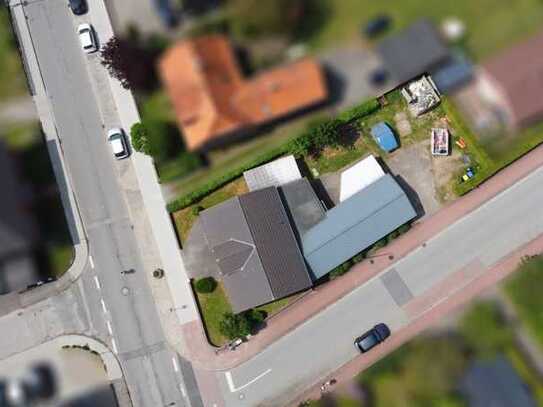 Büroräume mit Wohnmöglichkeit zentral in Owschlag - extra 48 m² Garage od. Werkstatt