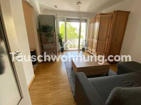 Tauschwohnung: 1 Zimmer Neubau Whg in Schwabing vs. min. 2 Zimmer Whg