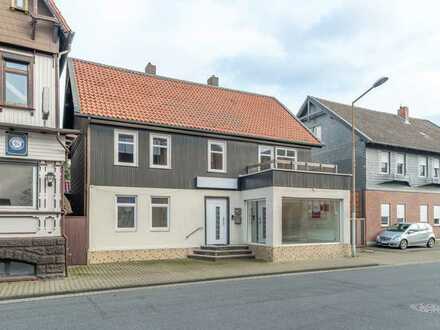 Modernisiertes Wohn-Geschäftshaus in Goslar Vienenburg mit vielseitigen Gewerbemöglichkeiten!