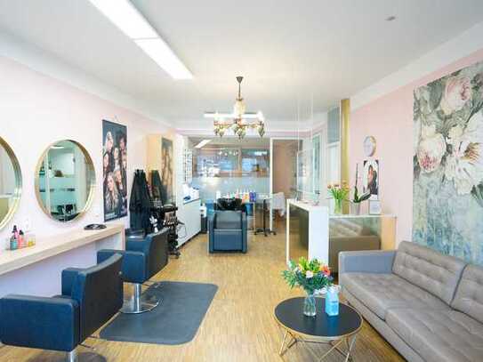 Eleganter Friseursalon mit Beauty-Oase in einer konkurrenzfreien Umgebung