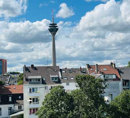 Düsseldorf-Unterbilk: Eigentumswohnung mit gigantischer Dachterrasse!