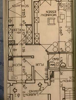 2-Zimmer-Wohnung mit Balkon und separatem Ankleideraum in Lauingen (Donau)