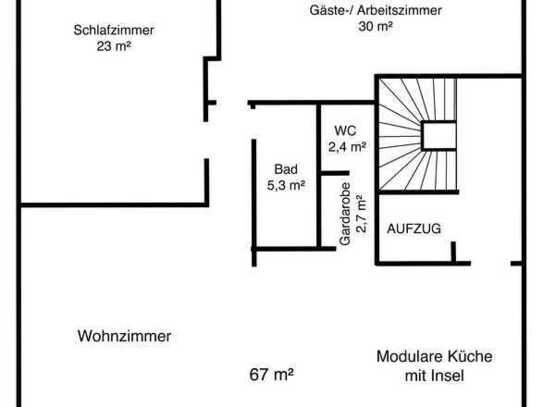 Loft am Schloss - Exklusive Neubauwohnung in Bestlage