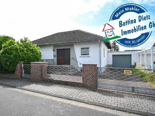 DIETZ: Gepflegter Bungalow mit herrlichem Garten und Garage in beliebter Wohnlage!