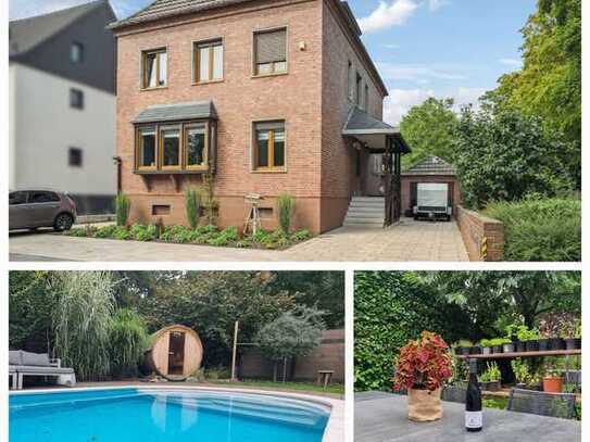 Düren Lendersdorf - Freistehendes Stadthaus mit Pool, Sauna und modernem Komfort