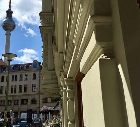 Sehr schöne, ruhige voll möblierte 2 Zi-Whg. mit Terrasse mitten im Scheunenviertel