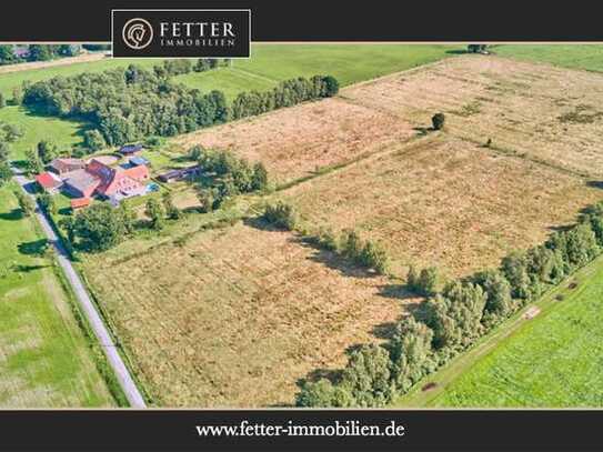 Schicke Pferdeimmobilie in begehrter idyllischer Lage von Jade inklusive luxuriösem Wohnhaus!