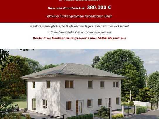 Neubau Doppelhauhälfte in Eberswalde. Preis für Haus - Grundstück und weiteres.