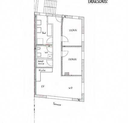 Erstbezug: Exklusive Neubauwohnung in 3-Familienhaus, traumhafte 3-Zi.-EG-Whg mit großer Südterrasse