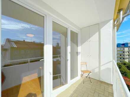 Sehr ruhig & sonnig, neue 2 Zi.-Whg., Süd-Blk., energetisch saniertes Haus, Haidhausen/Bogenhausen