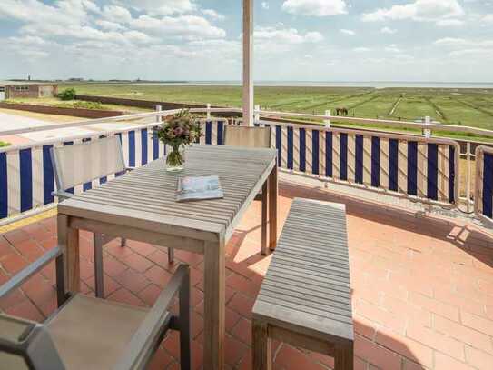 Ausblick garantiert - Ferienwohnung mit Wattenmeer Blick