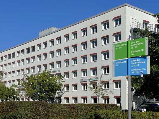 Moderne Büroflächen mit PKW-Stellplätzen vor dem Gebäude!