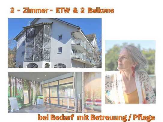 Cleveres Investment oder Betreutes Wohnen! 2 Zi-Whg. in moderner Residenz