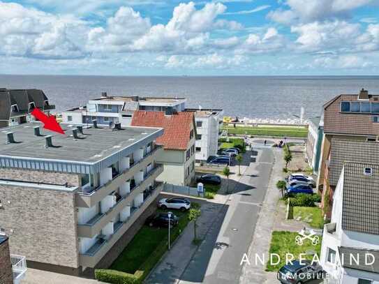 Provisionsfrei: Traumhaft sanierte Ferienwohnung mit Meerblick in Duhnen - nur 50 Meter zum Strand