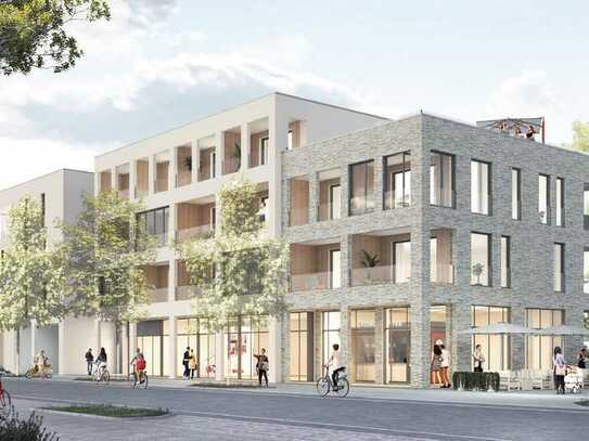 ++ NEUBAU! Moderne, energieeffiziente 3 ZKB Stadtwohnung mit Balkon bzw. Terrasse in LD-Zentrum! ++