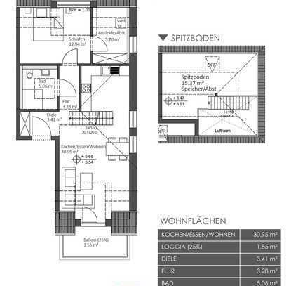 Hochwertige Neubau-Galeriewohnung in attraktiver Wohnlage