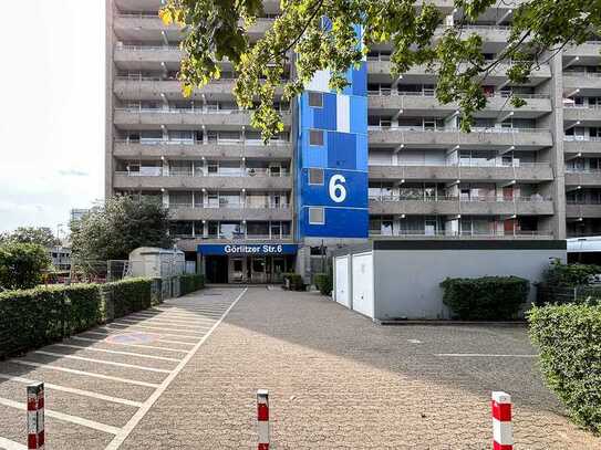 Neuss - vermietete 1-Zimmer-ETW mit Balkon und schönem Ausblick unmittelbar am Rheinparkcenter