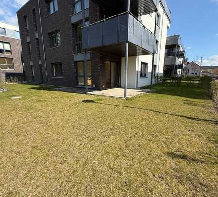 Moderne Erdgeschosswohnung in Peine mit Terrasse und eigenem Gartenanteil