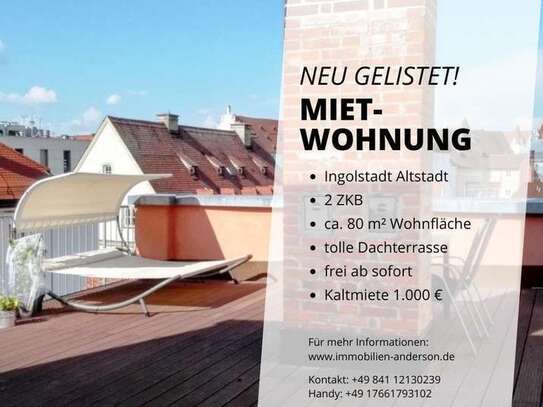 gemütliche 2-Zimmer Wohnung mit Dachterrasse