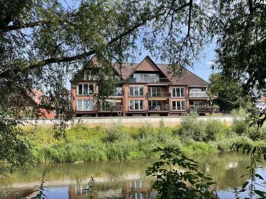 Wohnen mit Blick auf die Jeetzel in Hitzacker (Elbe)/ 3-Zi.-Whg. mit großzügigem Balkon -von privat-