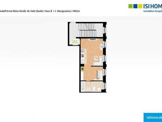 gemütliche 1-Zimmer-Wohnung im "Markthof-Carré" - WE11a