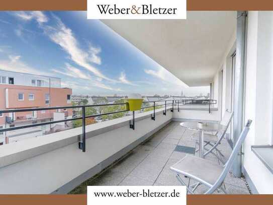 Barrierefrei: schöne und helle 2-Zimmerwohnung mit großem Balkon!