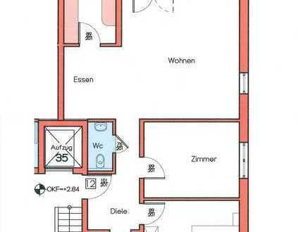 Neubau/Erstbezug! 3-Zi.-Wohnung in bester Lage