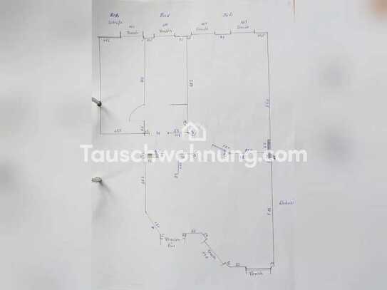 Tauschwohnung: 3Z-EG Wohnung sanierter Altbau, Terrasse und Garten