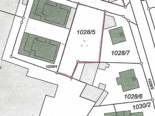 Exklusives Baugrundstück in sehr zentraler Lage mit genehmigter Bauvoranfrage