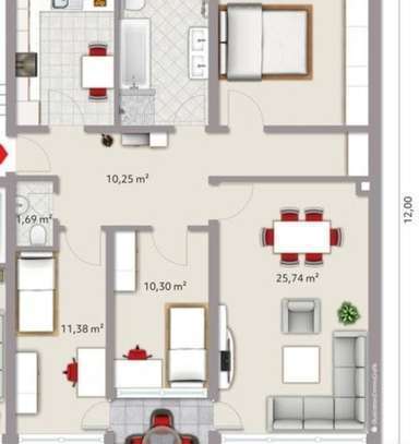 Exklusive 4,5-Raum-EG-Wohnung mit gehobener Innenausstattung mit Balkon und eigenem Garten in Wedau