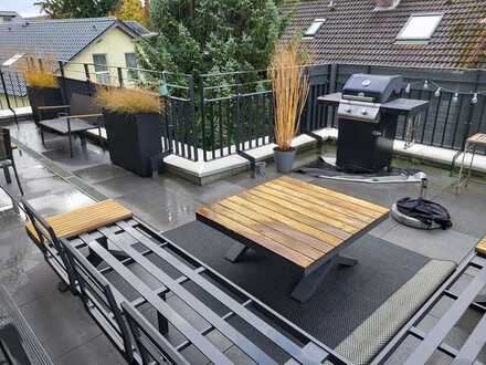 Süd - Penthouse mit Dachterrasse am Ende vom Musiker Viertel