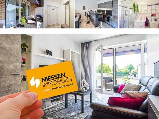 IDEAL FÜR SINGLES ODER BERUFSPENDLER: SCHICKES UND MODERNES 43 M² APARTMENT MIT BALKON U. STELLPLATZ