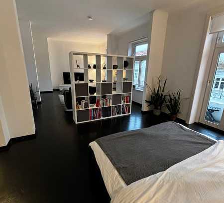 Moderne Loft-Wohnung mit Alsterblick, möbliert, in St. Georg, Hamburg