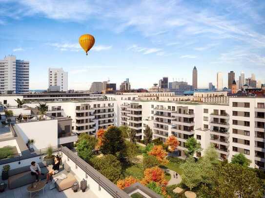 Urbanes Wohnen: Ideal geschnittene 3 Zimmer-Whg. mit EBK & Skyline-Ausblick