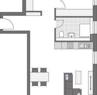 Exklusive 3-Zimmer-Wohnung mit großzügigem Wohnbereich und Balkon