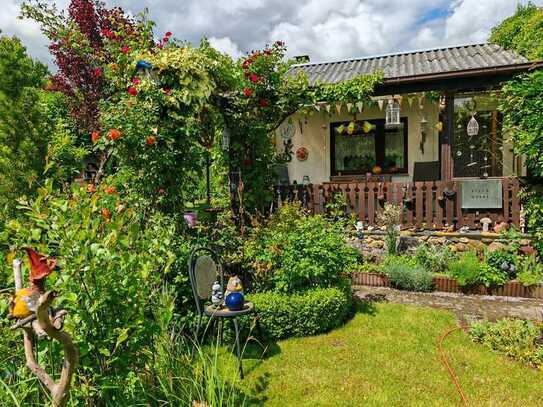 Der Sommer steht vor der Tür! Top-Gartenhaus mit Garten auf gesichertem Pachtland!