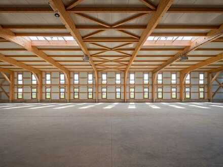 CASS CUBE | Holzbau-Halle für Lager & Produktion an der B2