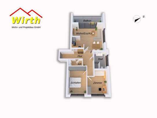 Wohnung 08	 -	80,62 m²