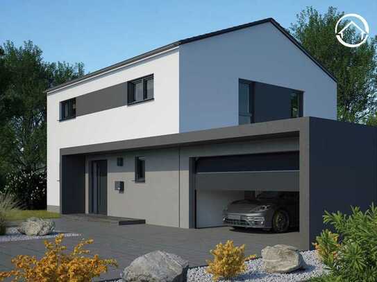 Modernes Haus mit Erdwärmepumpe nicht weit von Bonn