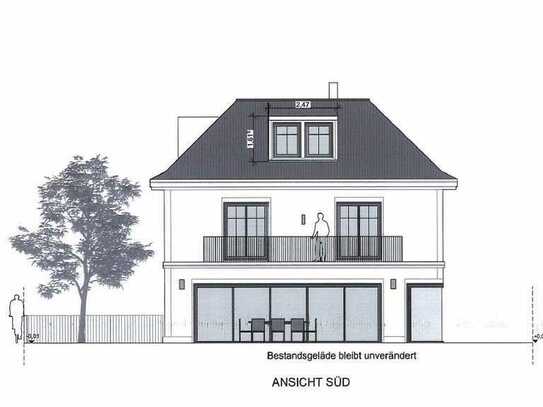 Grundstück mit Baugenehmigung für eine EFH- Villa in München- Trudering