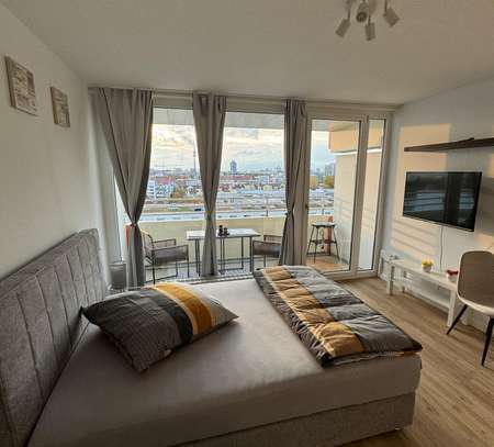 Stilvolle 1-Zimmer-Wohnung mit Balkon und faszinierendem Ausblick