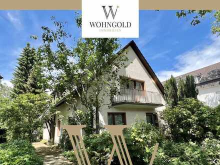 Flexibles Ein-/Zweifamilienhaus, 1.103 m² Grundstück, Keller, 2 Garagen in Friesdorf!